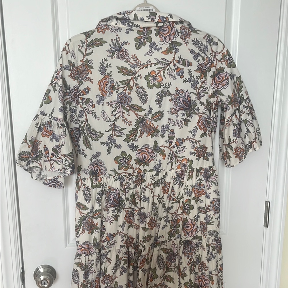 Floral Print Women's Dress - Picture 6 of 6